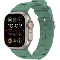 Apple Watch Ultra 49mm KRD-92 Silikon Kordon - Petrol Yeşil