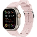 Apple Watch Ultra 49mm KRD-92 Silikon Kordon - Pembe Açık