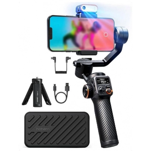 Hohem iSteady M6 3 Eksenli El Tipi AI Yapay Zeka Görüş Sensörlü Gimbal Stabilizatör - Siyah