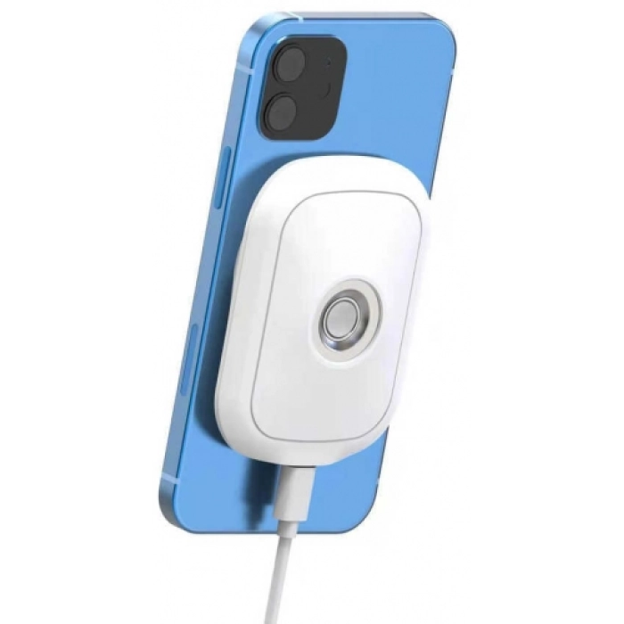 Vokamo WRL-01 Mıknatıslı Kablosuz Şarj Araç Telefon Tutucu - Beyaz