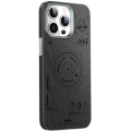Apple iPhone 15 Pro Max (6.7) Kılıf Wiwu HHX-016 Karbon Fiber 600D Mars Kevlar Kapak - Siyah