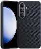 Samsung Galaxy S24 Plus Kılıf Karbon Fiber Magsafe Şarj Özellikli Benks Hybrid ArmorPro 600D Kevlar Kapak - Siyah