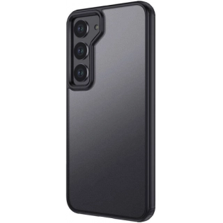 Samsung Galaxy S24 Kılıf Volks Serisi Kenarları Silikon Arkası Şeffaf Sert Kapak - Siyah