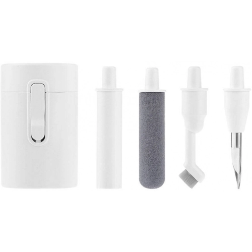 Zore Q5D 4in1 Mini Temizlik Kiti Airpods Telefon Tablet - Beyaz