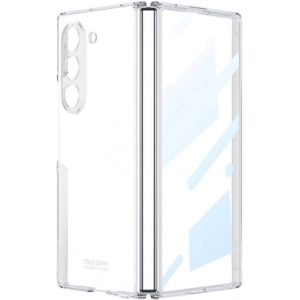 Galaxy Z Fold 6 Kılıf Zore Full Camlı Kıpta Kapak - Şeffaf