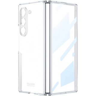 Galaxy Z Fold 6 Kılıf Zore Full Camlı Kıpta Kapak - Şeffaf