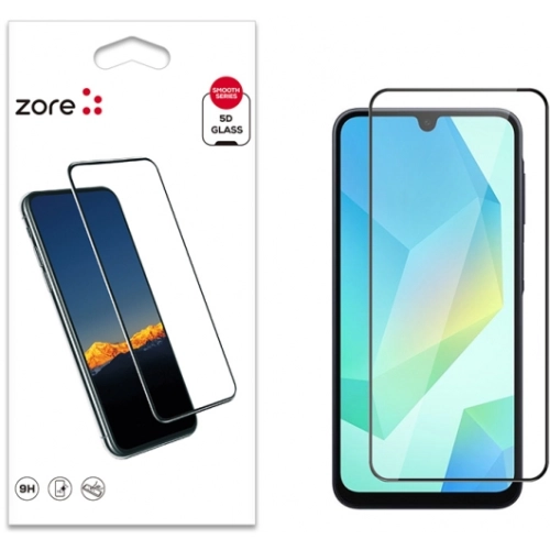 Samsung Galaxy A16 Kırılmaz Cam Tam Kapatan Kenarları Kırılmaya Dayanıklı Cam Ekran Koruyucu - Siyah