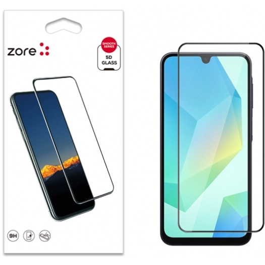 Samsung Galaxy A16 Kırılmaz Cam Tam Kapatan Kenarları Kırılmaya Dayanıklı Cam Ekran Koruyucu - Siyah