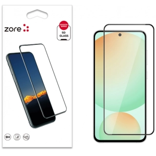 Samsung Galaxy S24 FE Kırılmaz Cam Tam Kapatan Kenarları Kırılmaya Dayanıklı Cam Ekran Koruyucu - Siyah