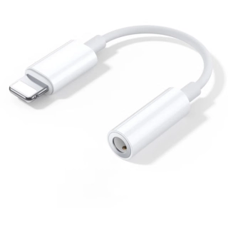 Zore AC-04 Lightning to 3.5mm Aux Çevirici Ses Adaptörü - Beyaz