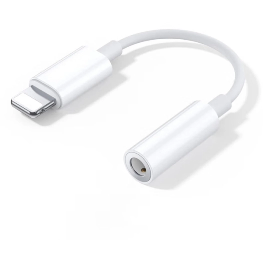 Zore AC-04 Lightning to 3.5mm Aux Çevirici Ses Adaptörü - Beyaz