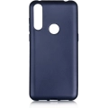 Alcatel 1s (2020) Kılıf İnce Soft Mat Renkli Esnek Silikon Kapak - Lacivert