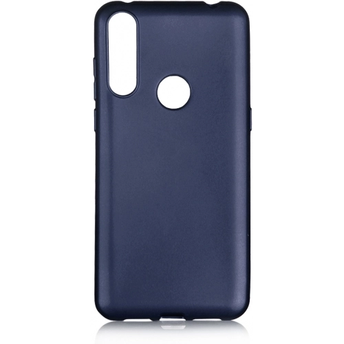 Alcatel 1s (2020) Kılıf İnce Soft Mat Renkli Esnek Silikon Kapak - Lacivert