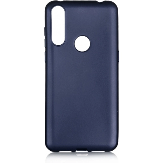 Alcatel 1s (2020) Kılıf İnce Soft Mat Renkli Esnek Silikon Kapak - Lacivert