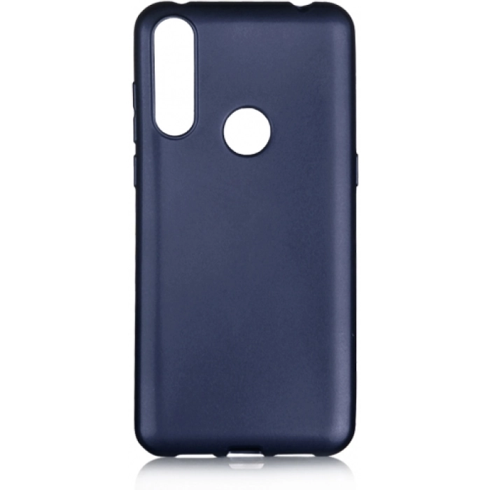 Alcatel 1s (2020) Kılıf İnce Soft Mat Renkli Esnek Silikon Kapak - Lacivert