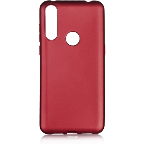 Alcatel 1s (2020) Kılıf İnce Soft Mat Renkli Esnek Silikon Kapak - Mürdüm