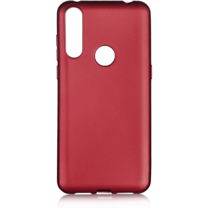 Alcatel 1s (2020) Kılıf İnce Soft Mat Renkli Esnek Silikon Kapak - Mürdüm