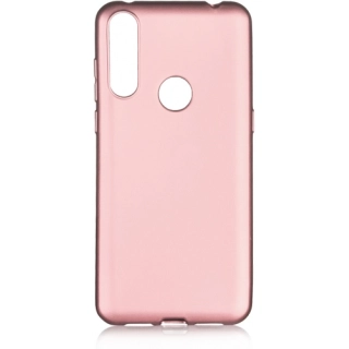 Alcatel 1s (2020) Kılıf İnce Soft Mat Renkli Esnek Silikon Kapak - Rose Gold