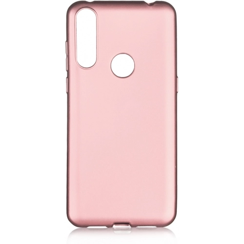 Alcatel 1s (2020) Kılıf İnce Soft Mat Renkli Esnek Silikon Kapak - Rose Gold