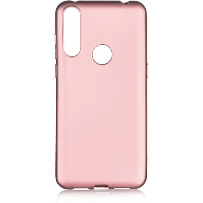 Alcatel 1s (2020) Kılıf İnce Soft Mat Renkli Esnek Silikon Kapak - Rose Gold