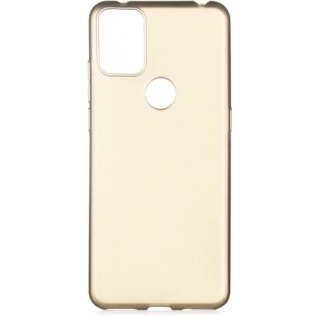 Alcatel 3x (2020) Kılıf İnce Soft Mat Renkli Esnek Silikon Kapak - Gold