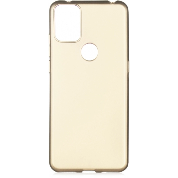 Alcatel 3x (2020) Kılıf İnce Soft Mat Renkli Esnek Silikon Kapak - Gold