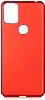 Alcatel 3x (2020) Kılıf İnce Mat Esnek Silikon - Kırmızı
