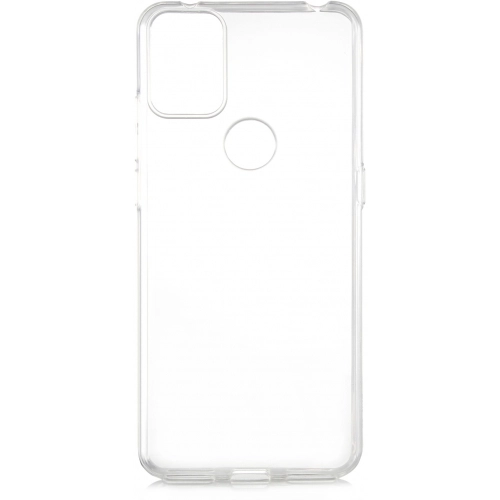 Alcatel 3x (2020) Kılıf Kamera Korumalı Esnek Silikon Kapak - Şeffaf