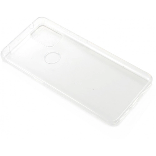 Alcatel 3x (2020) Kılıf Kamera Korumalı Esnek Silikon Kapak - Şeffaf