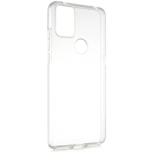 Alcatel 3x (2020) Kılıf Kamera Korumalı Esnek Silikon Kapak - Şeffaf