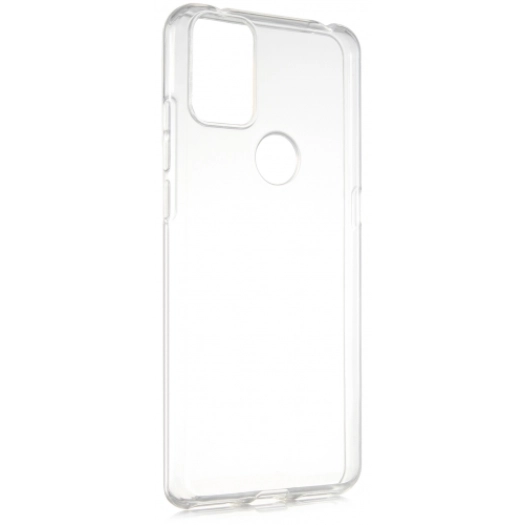 Alcatel 3x (2020) Kılıf Kamera Korumalı Esnek Silikon Kapak - Şeffaf