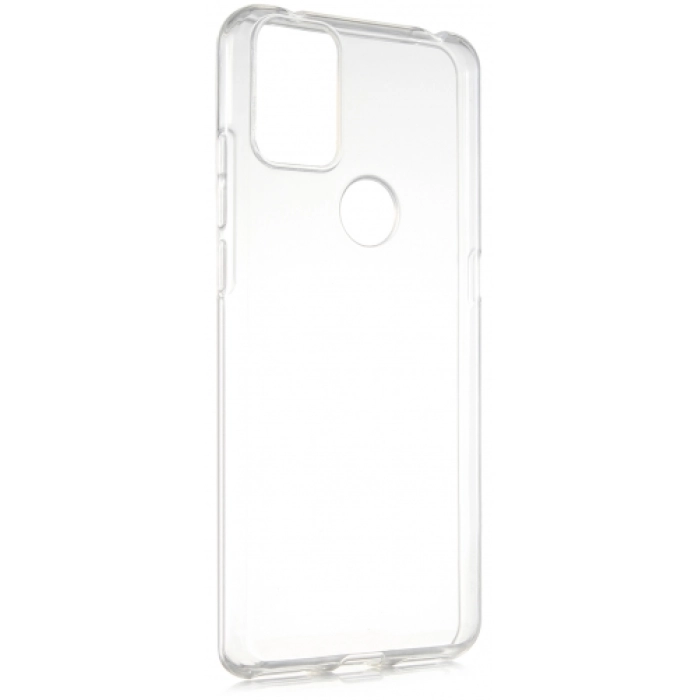 Alcatel 3x (2020) Kılıf Kamera Korumalı Esnek Silikon Kapak - Şeffaf