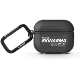 Apple Airpods 3. Nesil Kılıf SkinArma Transparan Mat Tasarım Kinzoku Kılıf - Siyah