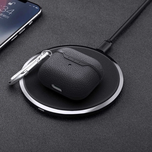 Apple Airpods 3. Nesil Kılıf Zore Airbag 03 Silikon - Siyah