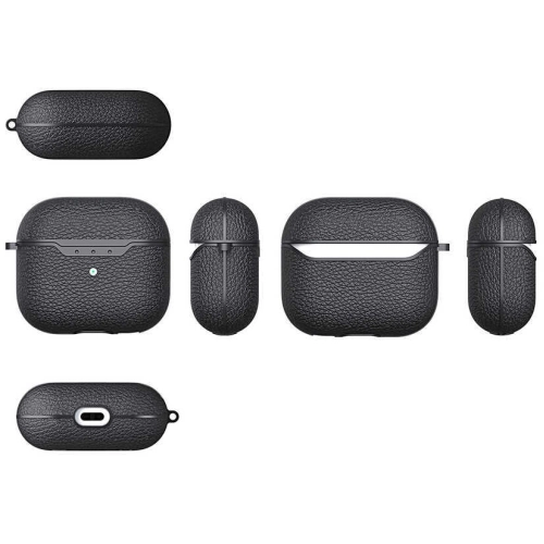 Apple Airpods 3. Nesil Kılıf Zore Airbag 03 Silikon - Siyah