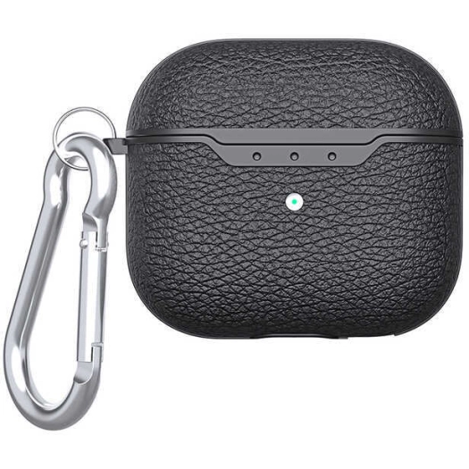 Apple Airpods 3. Nesil Kılıf Zore Airbag 03 Silikon - Siyah