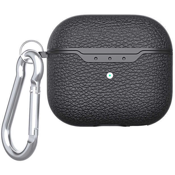 Apple Airpods 3. Nesil Kılıf Zore Airbag 03 Silikon - Siyah