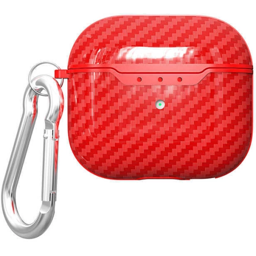 Apple Airpods 3. Nesil Kılıf Zore Airbag 05 Silikon - Kırmızı