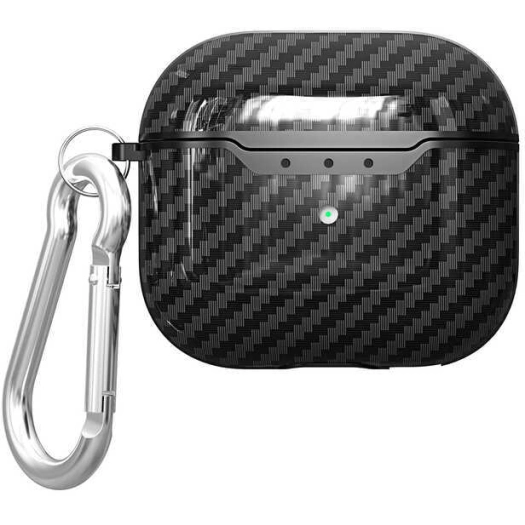 Apple Airpods 3. Nesil Kılıf Zore Airbag 05 Silikon - Siyah