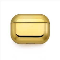 Apple Airpods 3. Nesil Kılıf Zore Airbag 08 Silikon - Gold