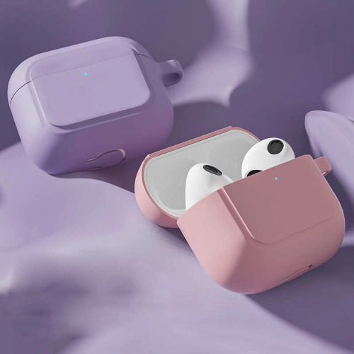 Apple Airpods 3. Nesil Kılıf Zore Airbag 23 Kılıf - Lila