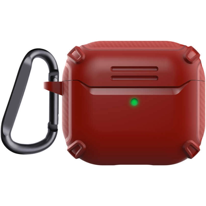 Apple Airpods 3. Nesil Kılıf Zore Airbag 26 Silikon - Kırmızı