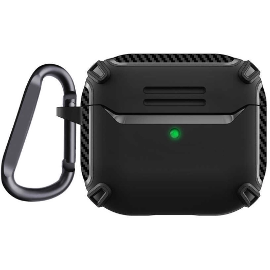 Apple Airpods 3. Nesil Kılıf Zore Airbag 26 Silikon - Siyah