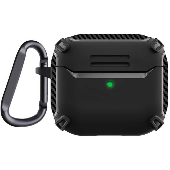 Apple Airpods 3. Nesil Kılıf Zore Airbag 26 Silikon - Siyah