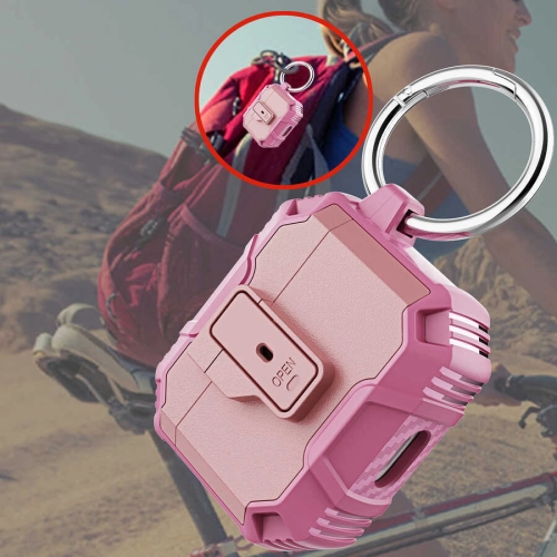 Apple Airpods 3. Nesil Kılıf Zore Airbag 27 Silikon - Siyah-Kırmızı