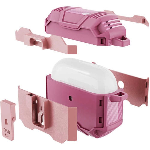 Apple Airpods 3. Nesil Kılıf Zore Airbag 27 Silikon - Pembe