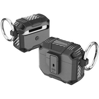 Apple Airpods 3. Nesil Kılıf Zore Airbag 27 Silikon - Siyah