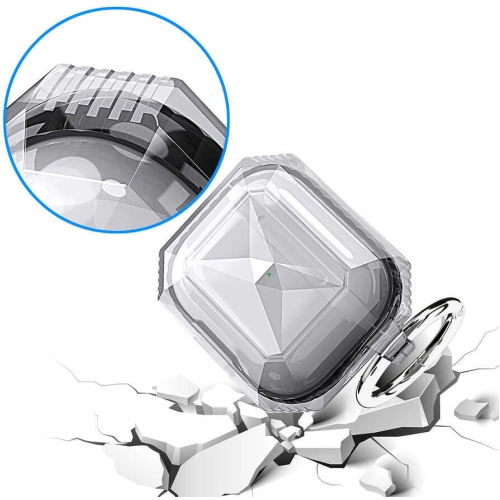 Apple Airpods 3. Nesil Kılıf ​​​​​​​​​Zore Airpods Airbag 22 Kılıf - Beyaz