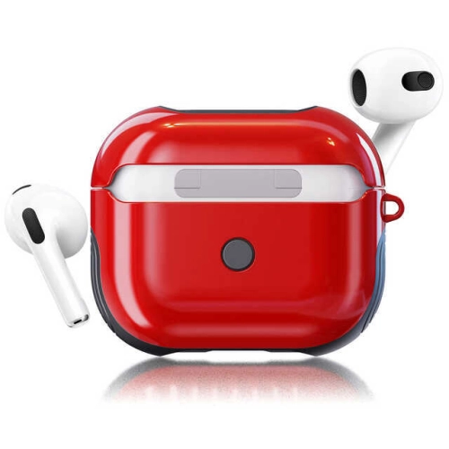 Apple Airpods 3. Nesil Kılıf Zore Shockproof Silikon - Kırmızı