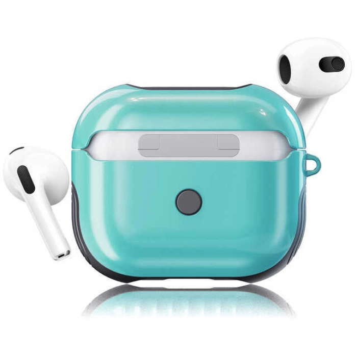 Apple Airpods 3. Nesil Kılıf Zore Shockproof Silikon - Yeşil